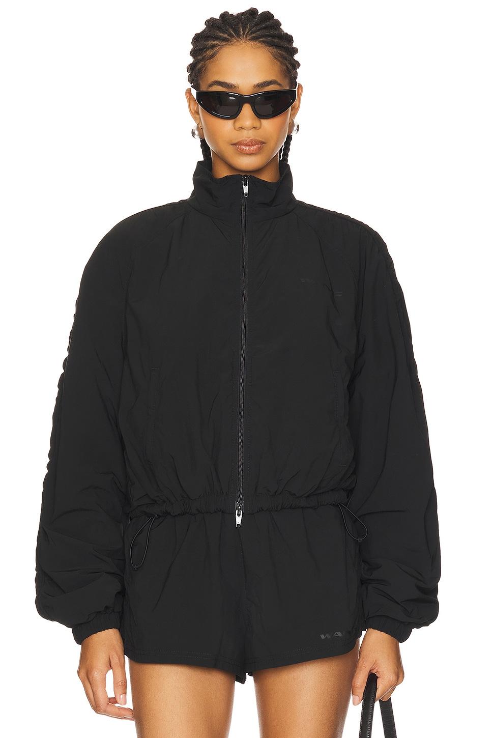 ruched seam track jacket