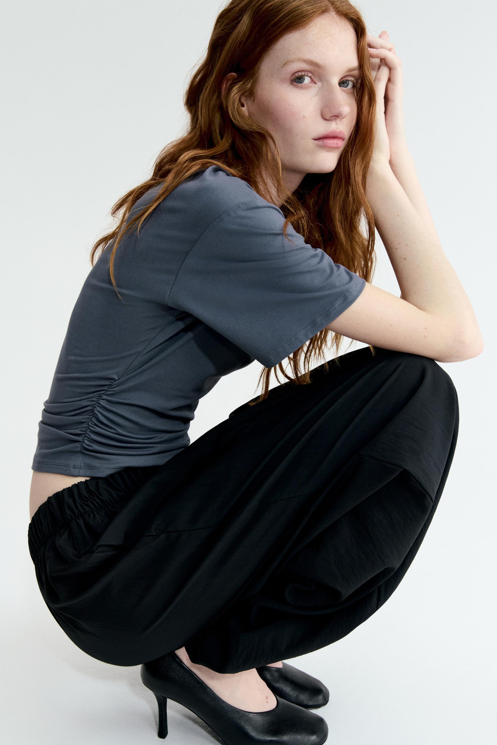 ruched t-shirt