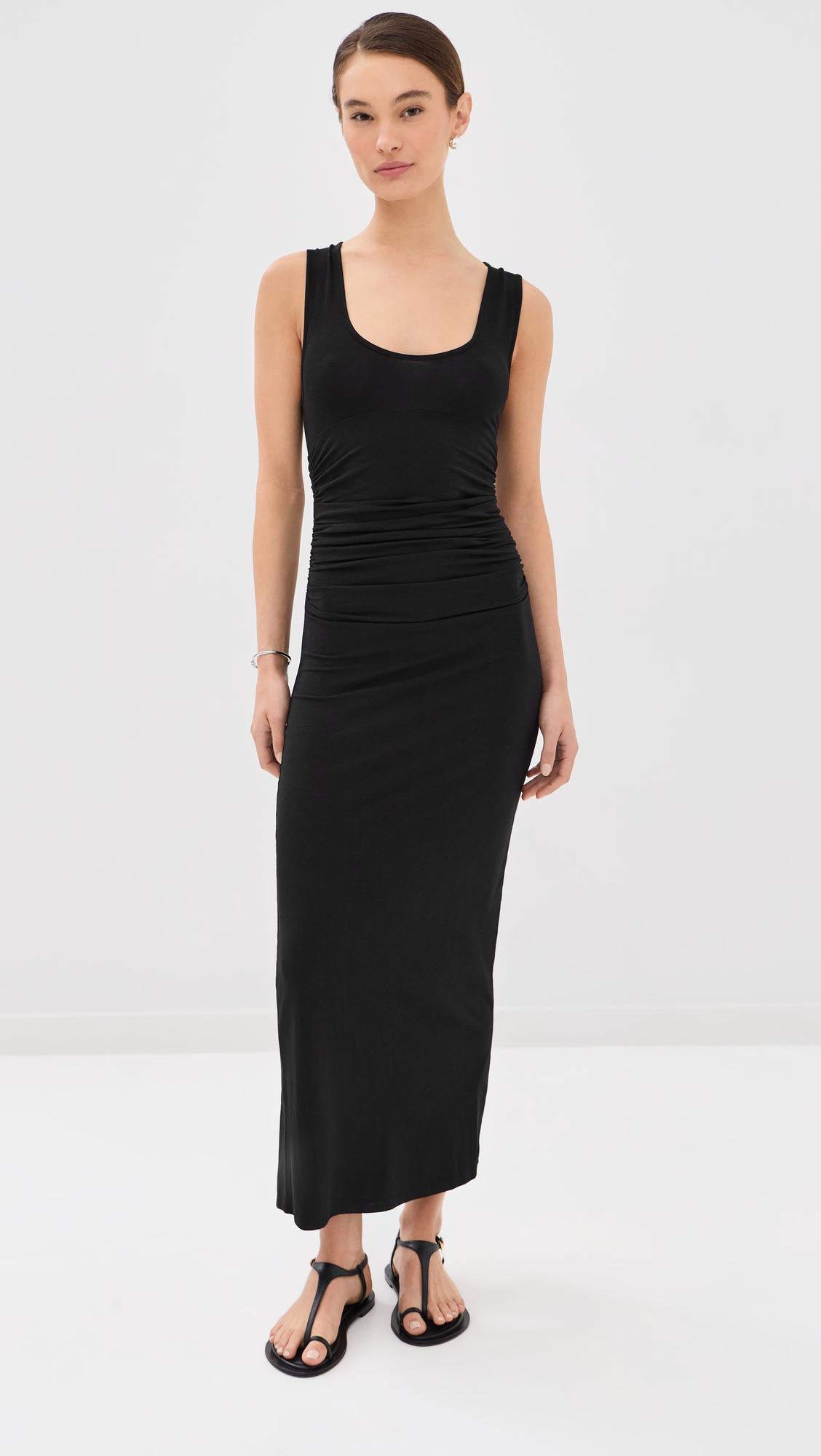 ruched tank dress