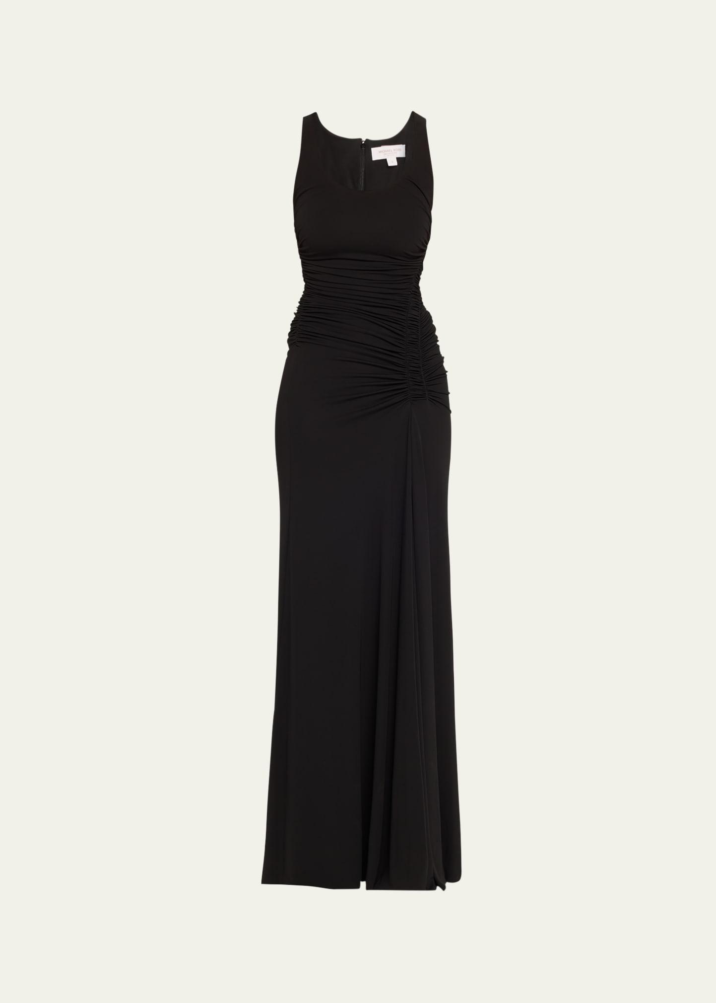 ruched tank gown