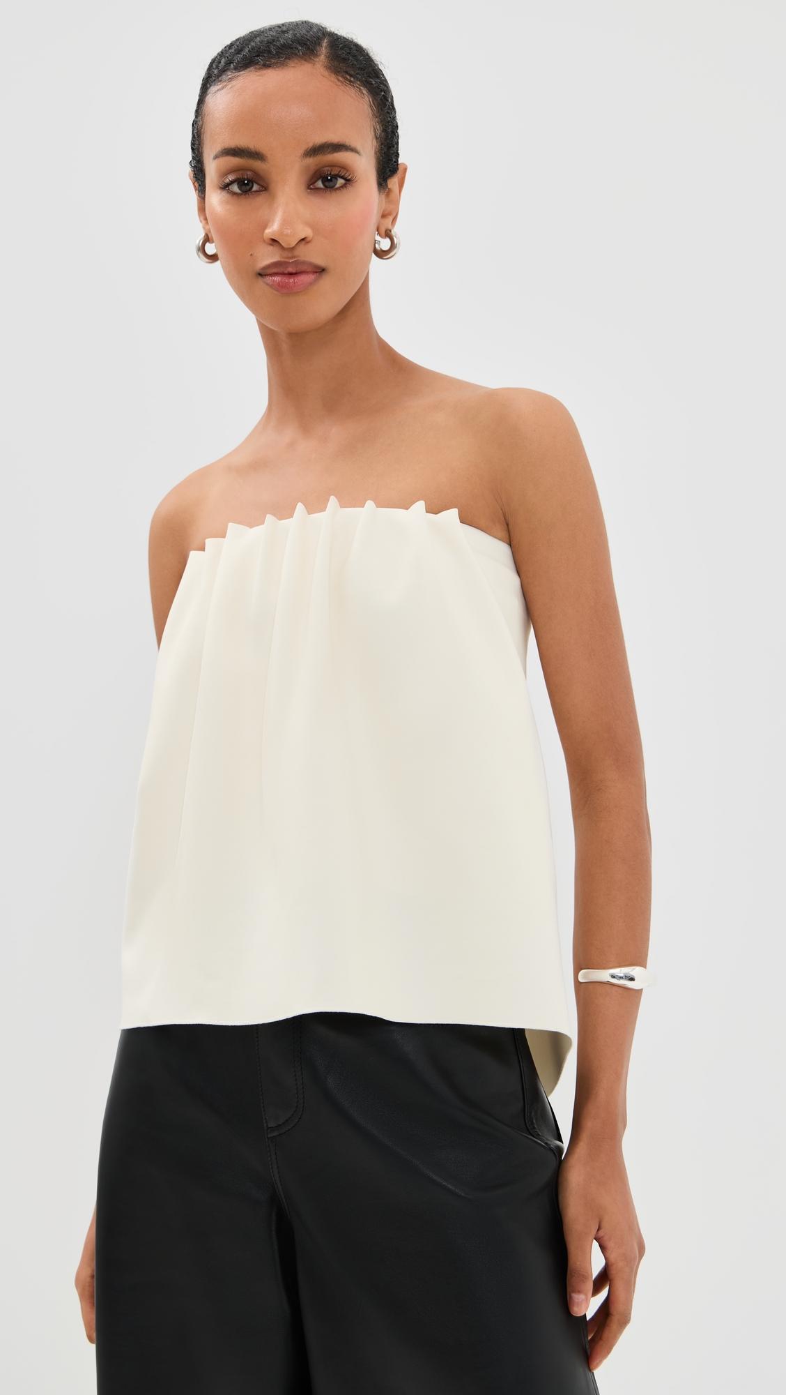 ruched tube top