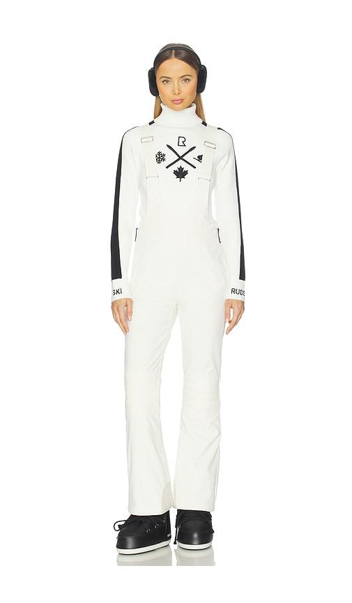 rudsak nanor jumpsuit in white.
