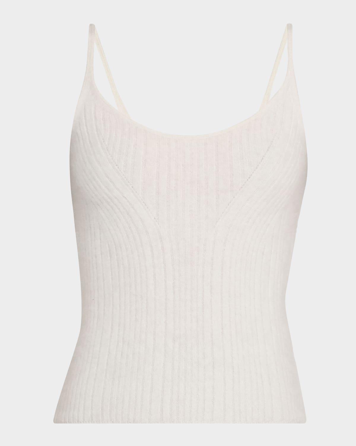 rue brushed cashmere tank top
