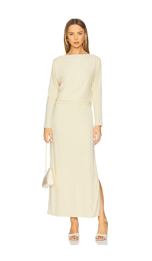 rue sophie agla dress in yellow.