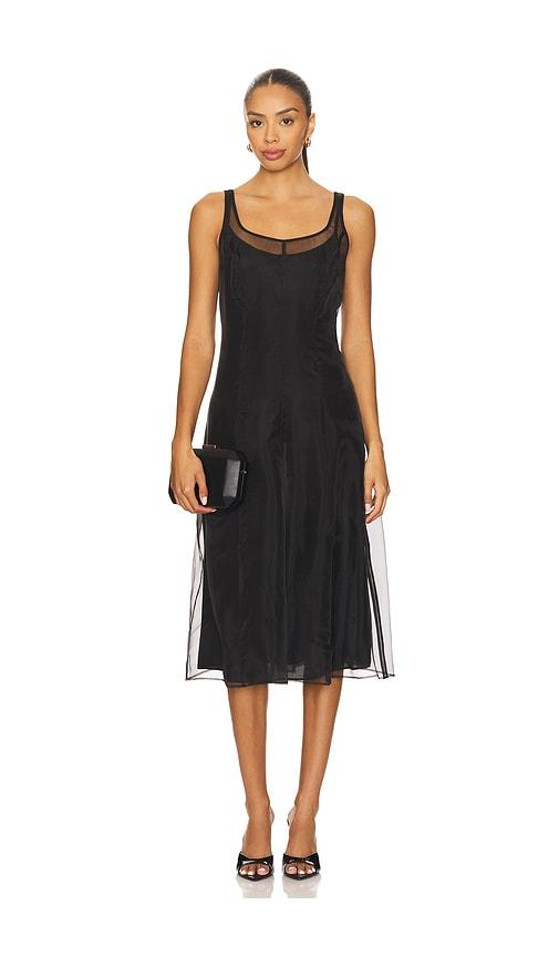 rue sophie anouk dress in black.