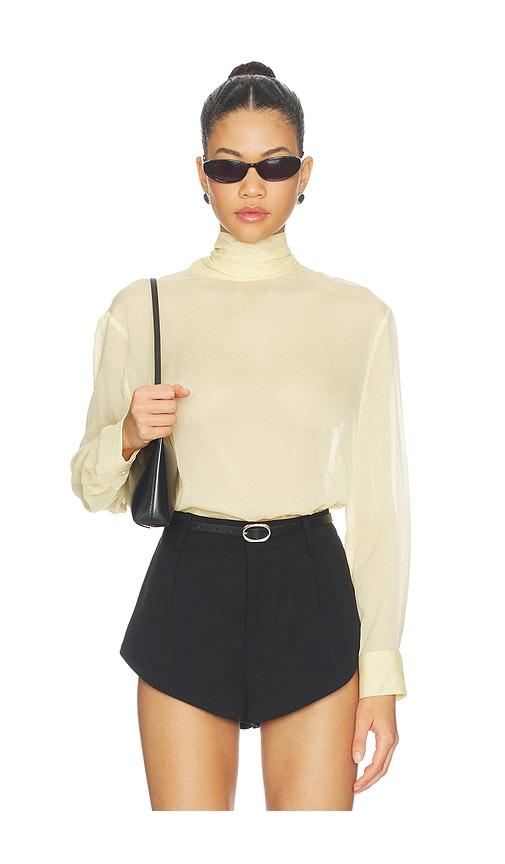rue sophie celine blouse in yellow.