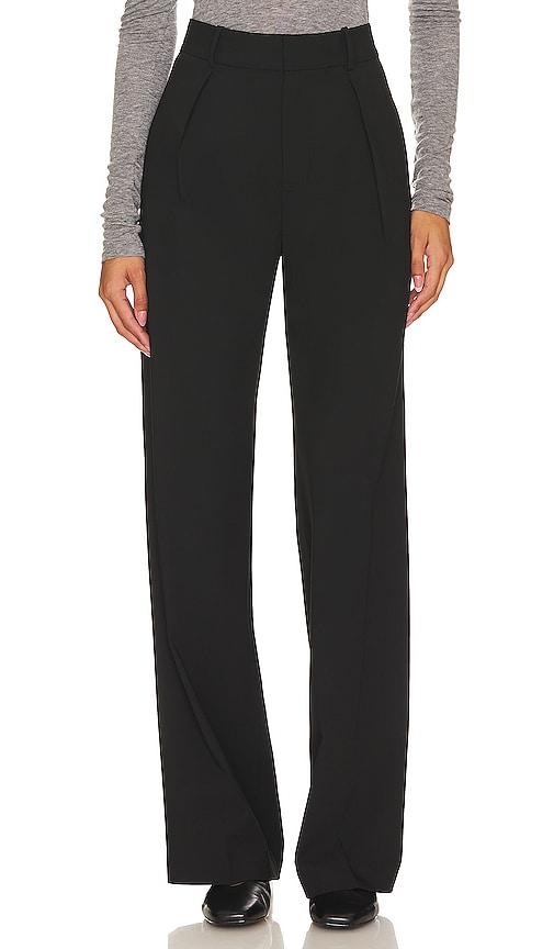 rue sophie classic trouser in black.