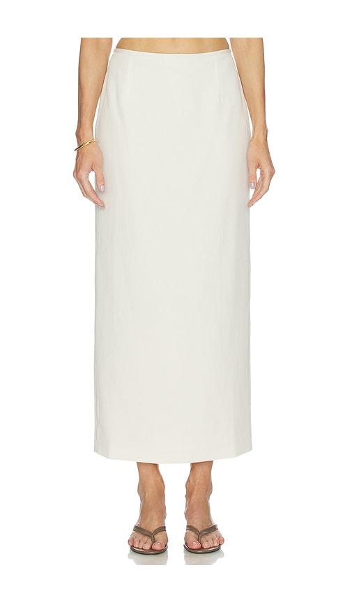 rue sophie elira skirt in ivory.