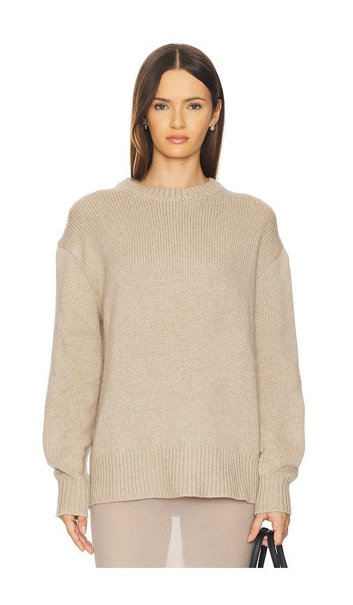 rue sophie gil sweater in taupe.