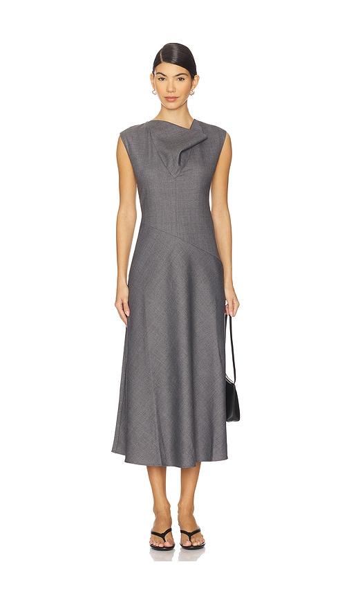 rue sophie kole dress in grey.