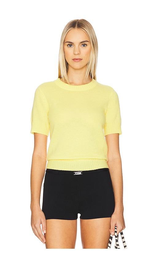 rue sophie leta sweater in yellow.