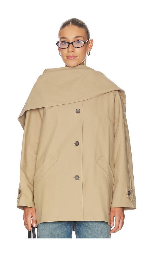 rue sophie meline jacket in beige.