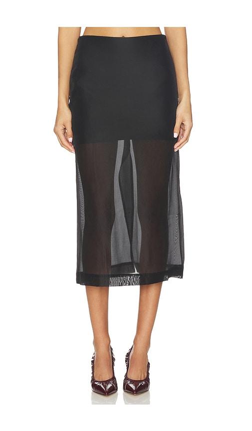 rue sophie millen skirt in black.
