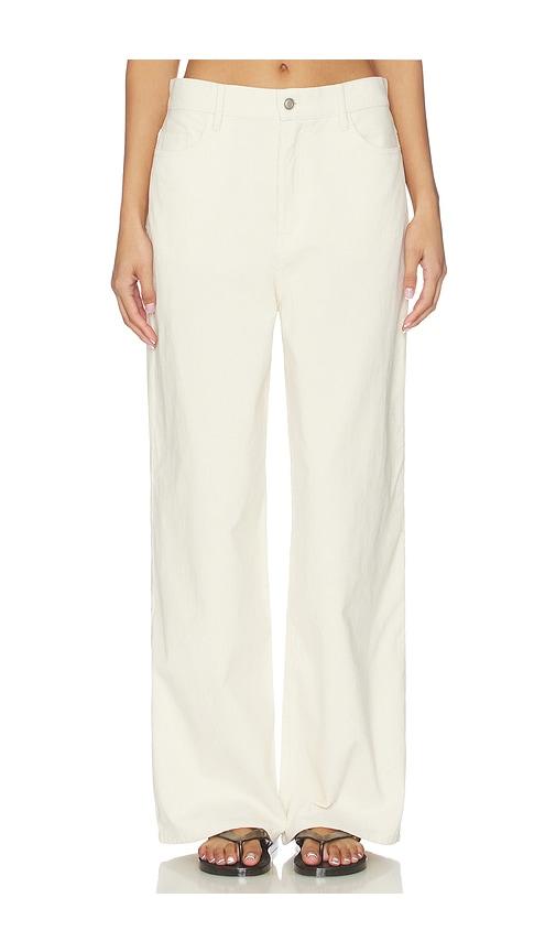 rue sophie roy cord pant in cream.