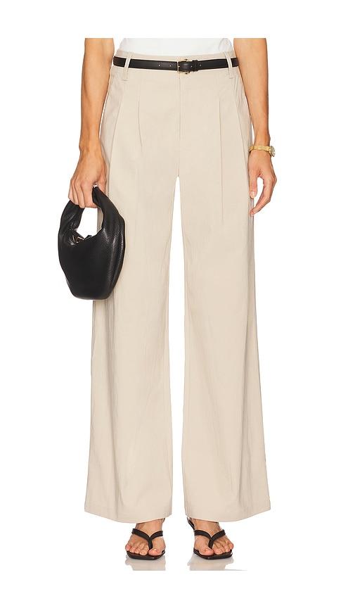 rue sophie velo pant in tan.