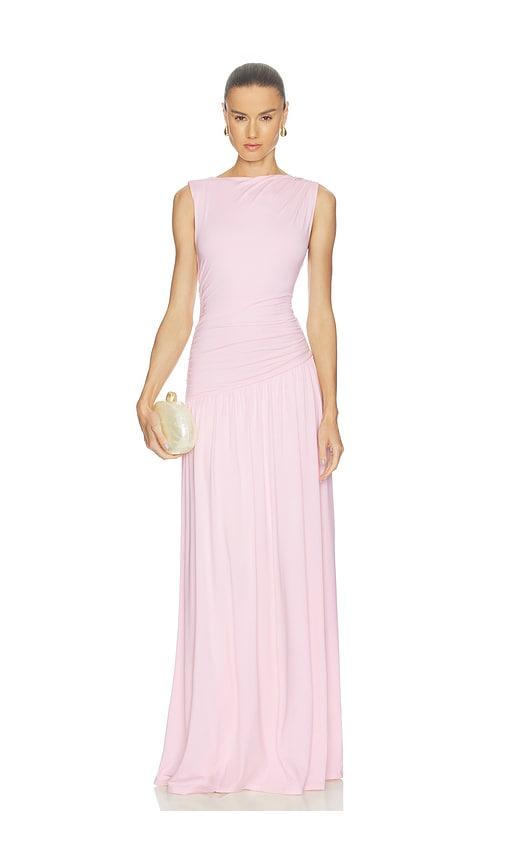 rue sophie vioness dress in rose.