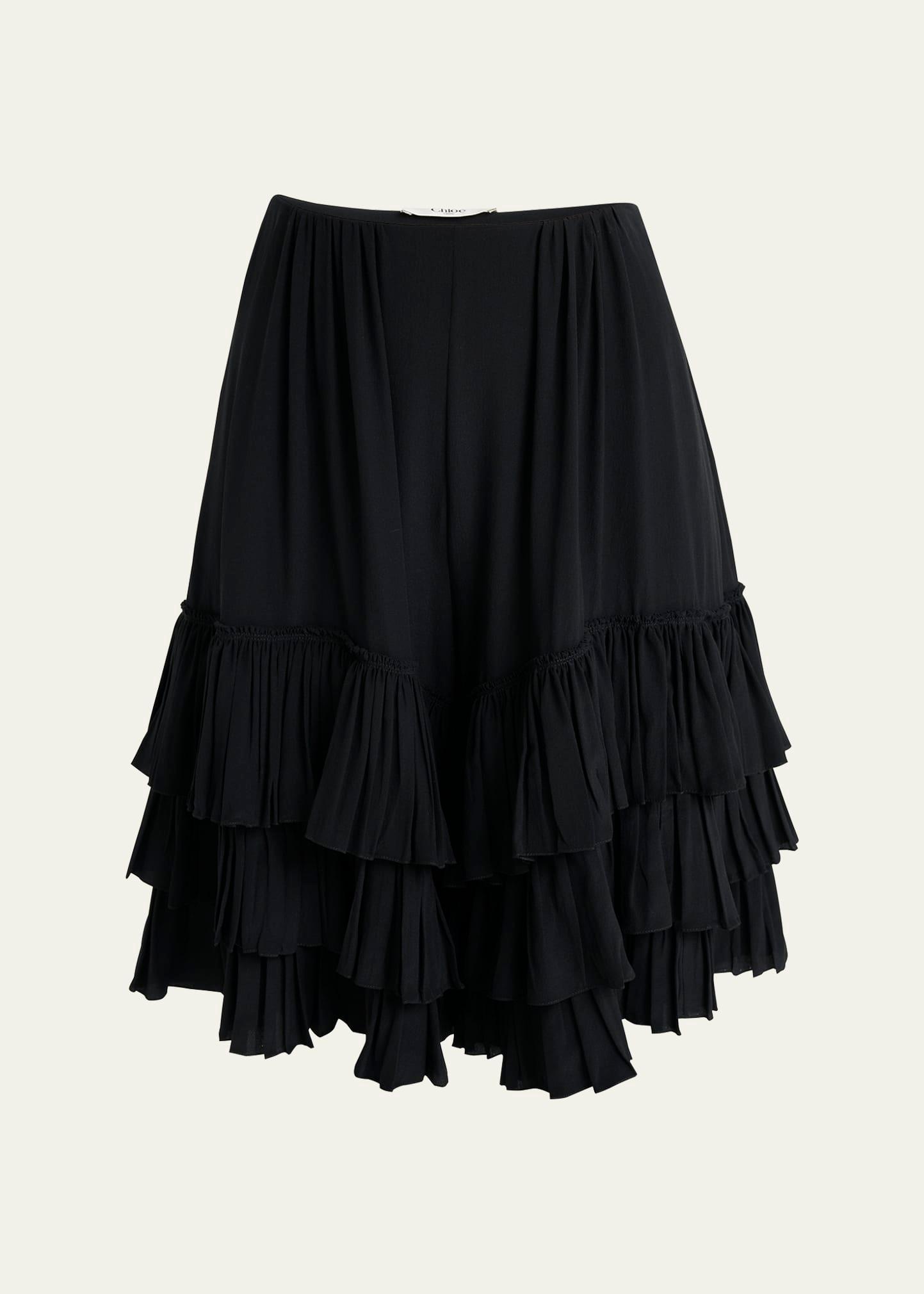 ruffle bermuda shorts