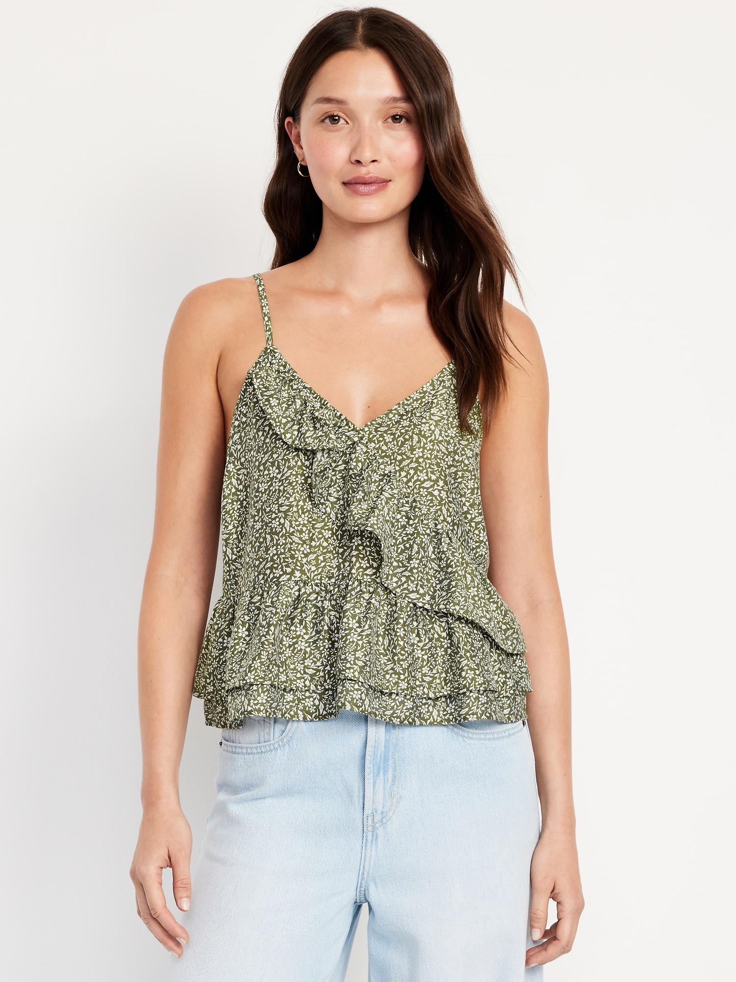 ruffle cami top