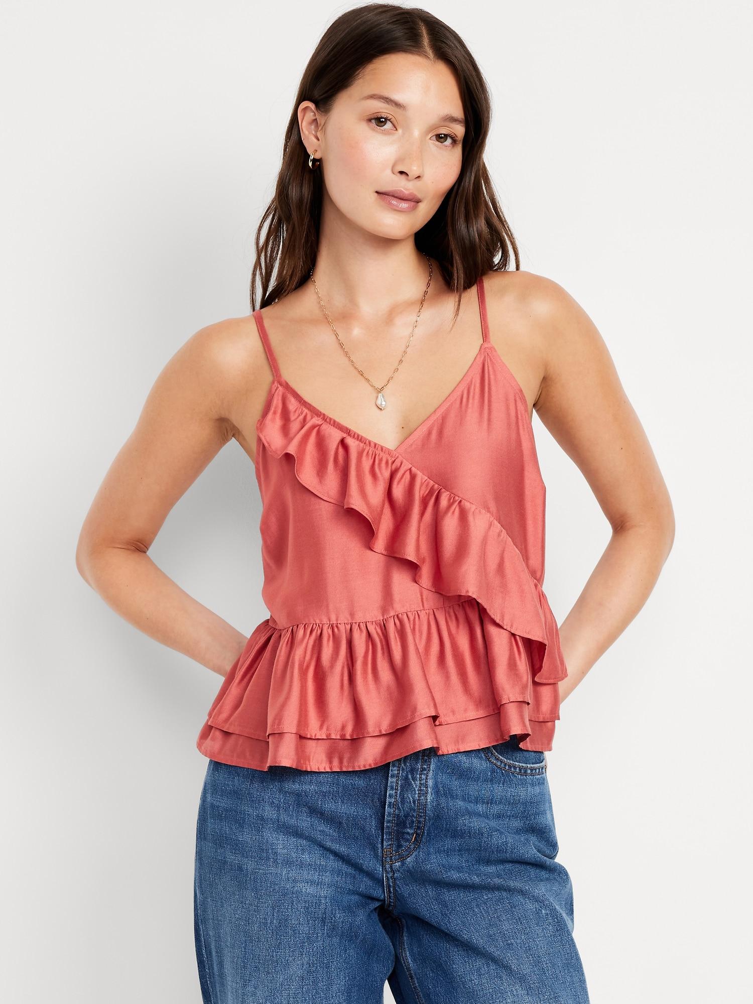 ruffle cami top