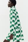 ruffle-collar dress