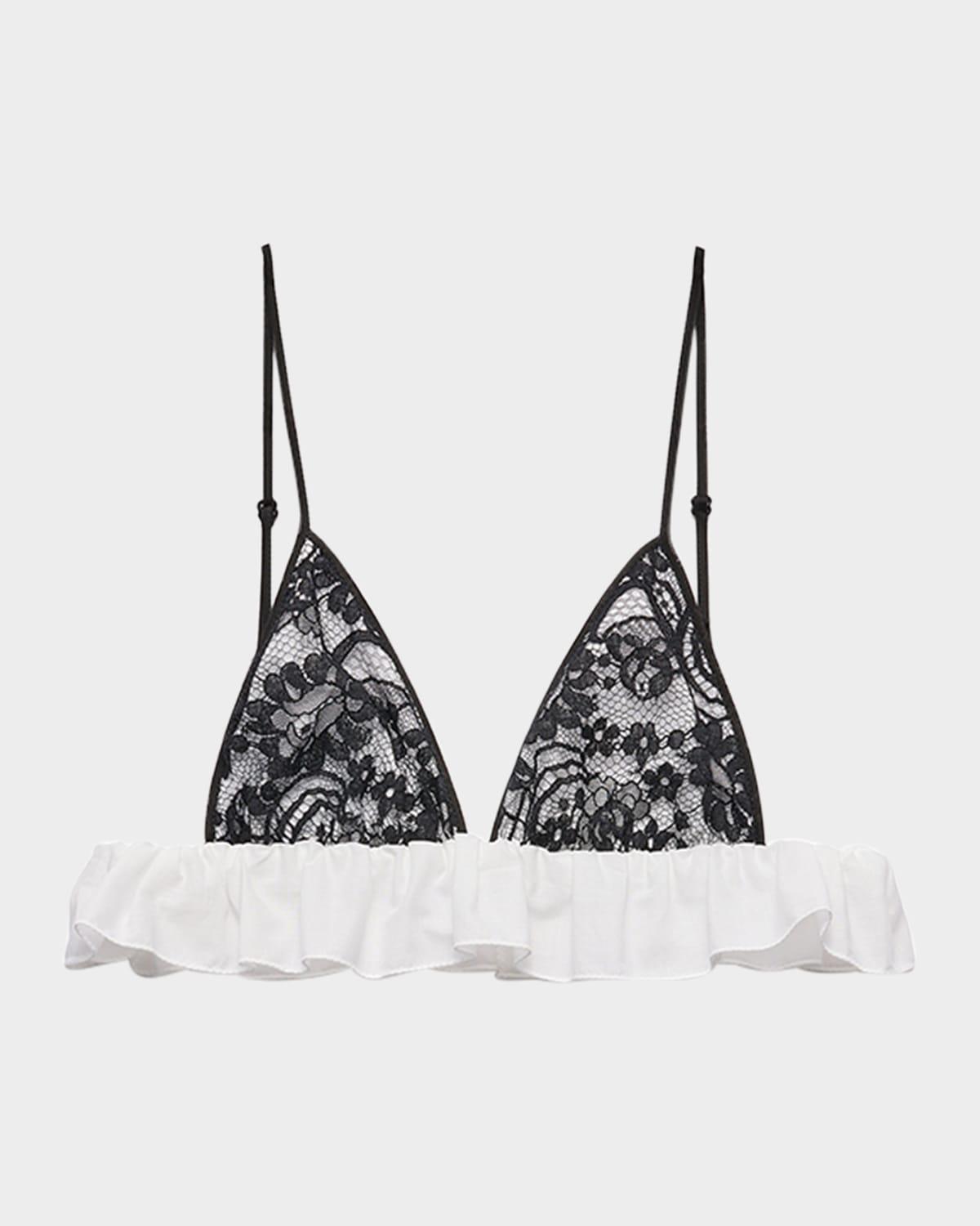 ruffle lace bralette