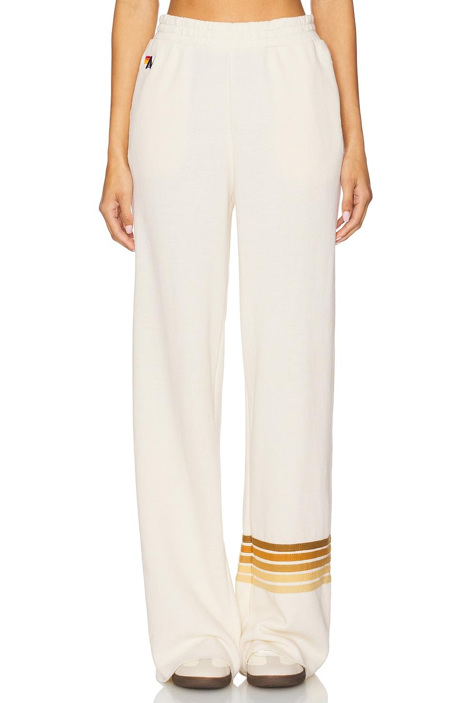 rugby stitch wide leg pocket sweatpant