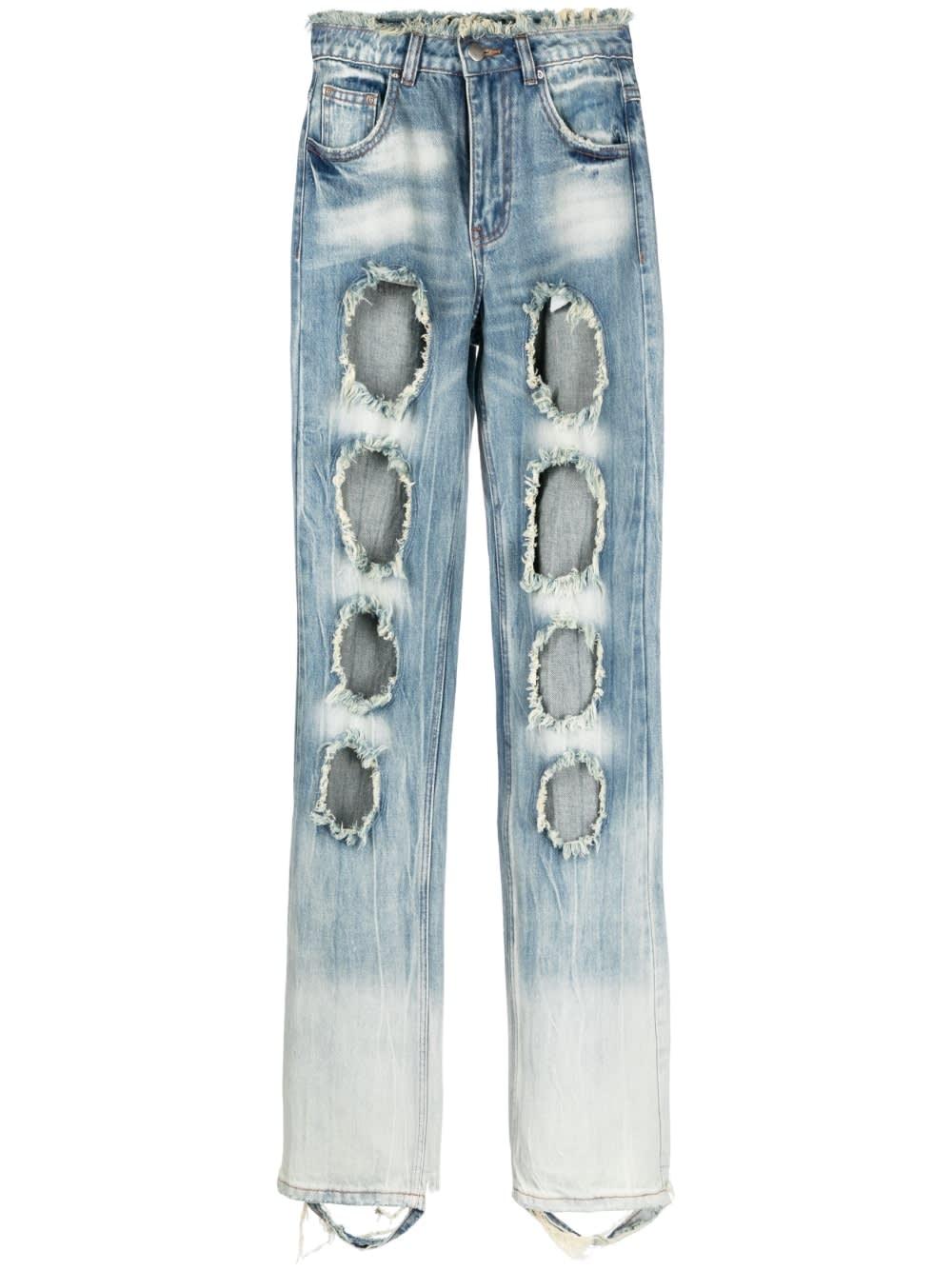 rui cut-out detail denim jeans