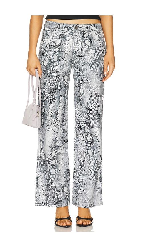 runaway the label zavier straight leg jeans in grey.