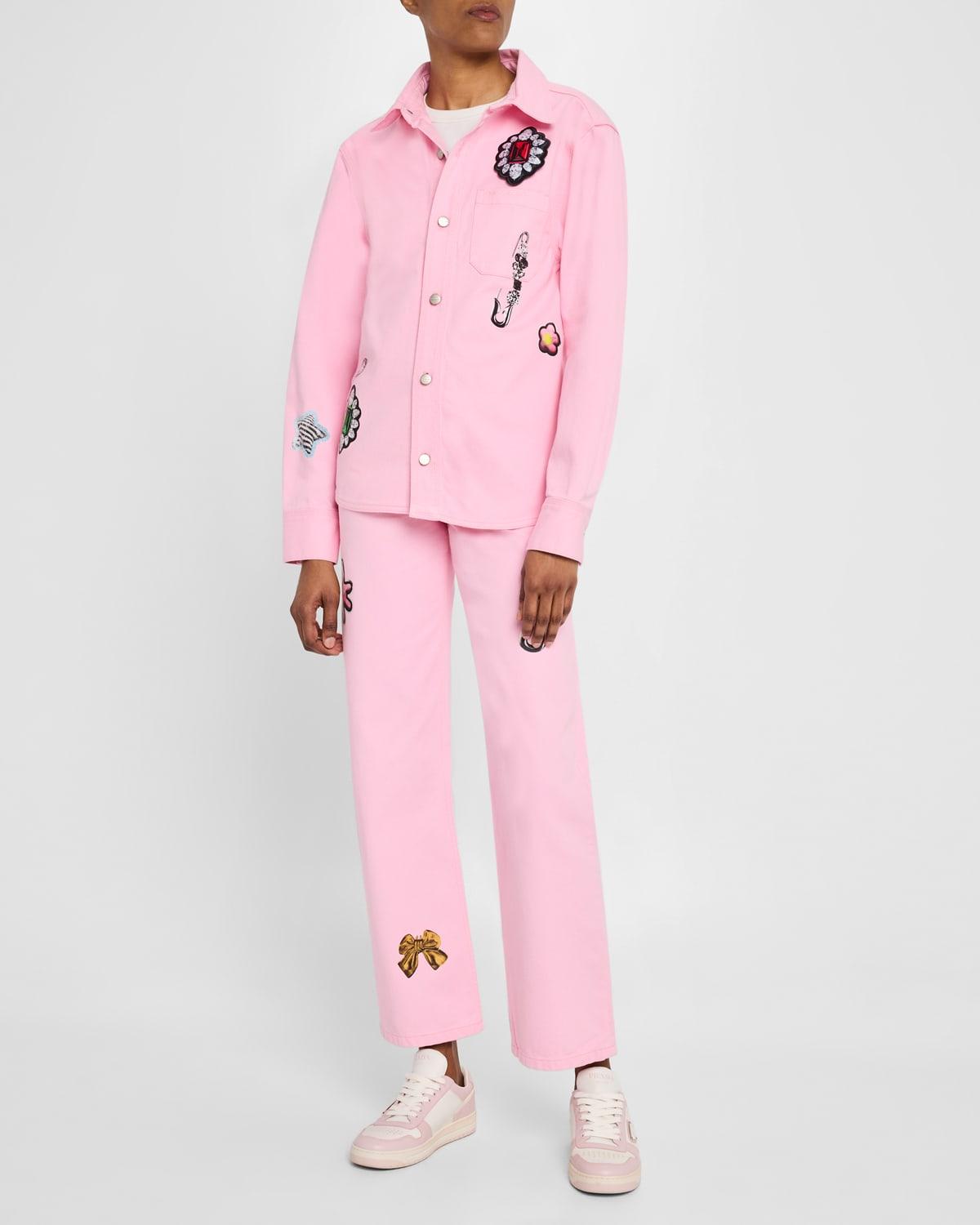runway charm button-down shirt