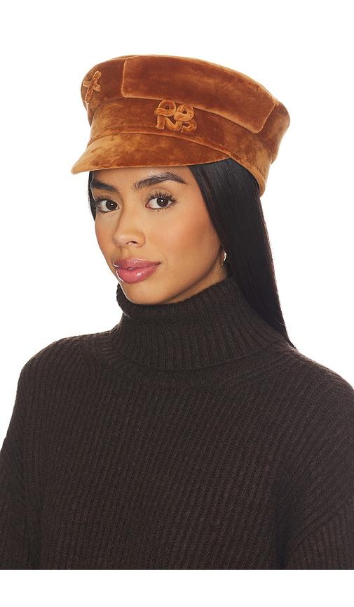 ruslan baginskiy baker boy cap in brown.