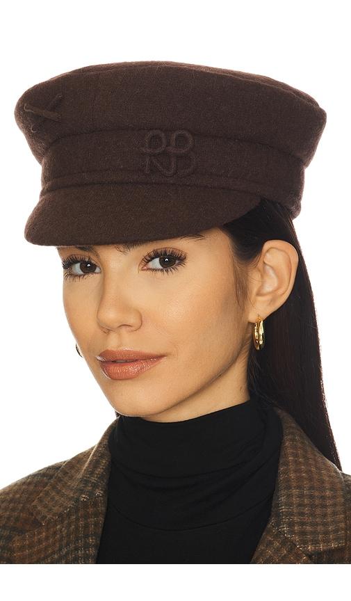 ruslan baginskiy baker boy cap in brown.