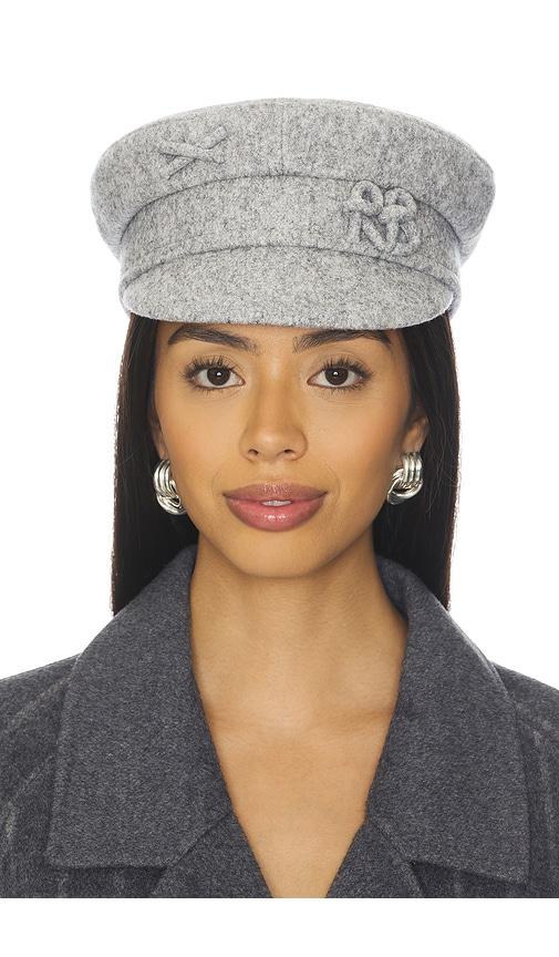 ruslan baginskiy baker boy cap in grey.
