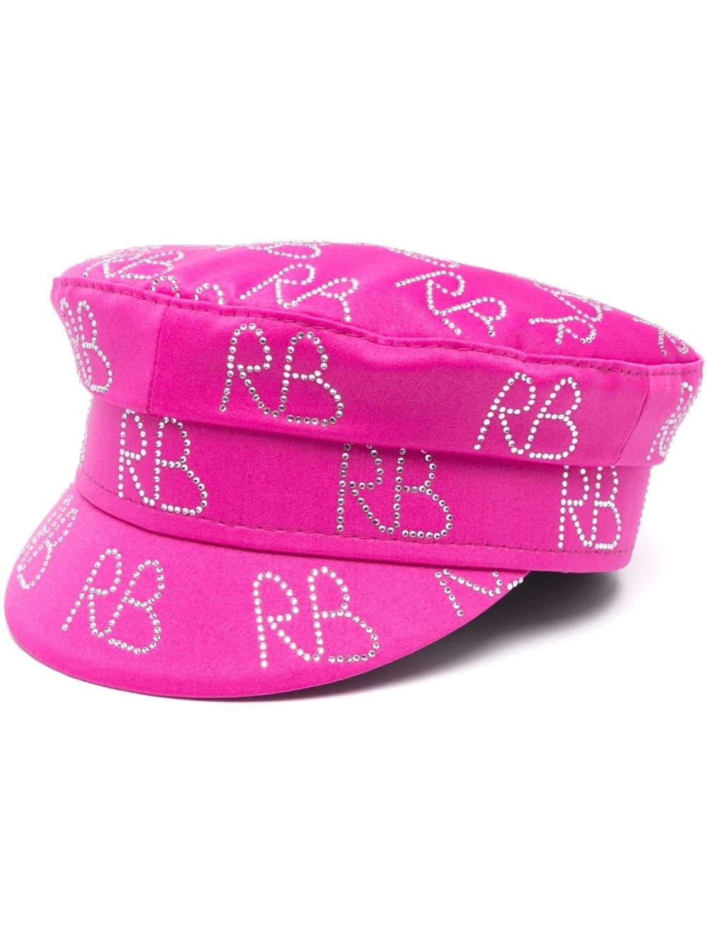ruslan baginskiy baker boy logo strass hat