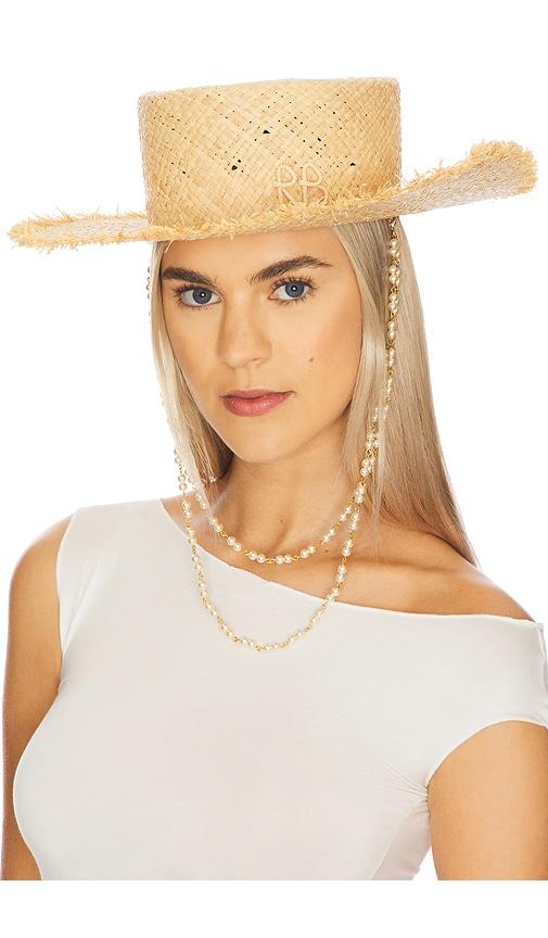 ruslan baginskiy canotier hat in neutral.