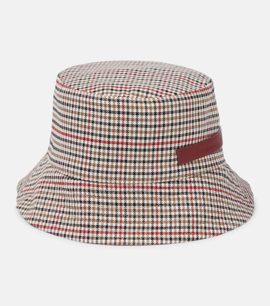 ruslan baginskiy checked bucket hat