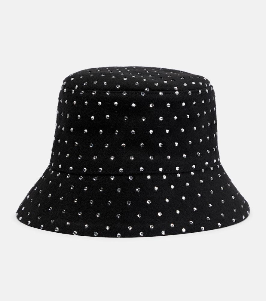ruslan baginskiy embellished wool bucket hat
