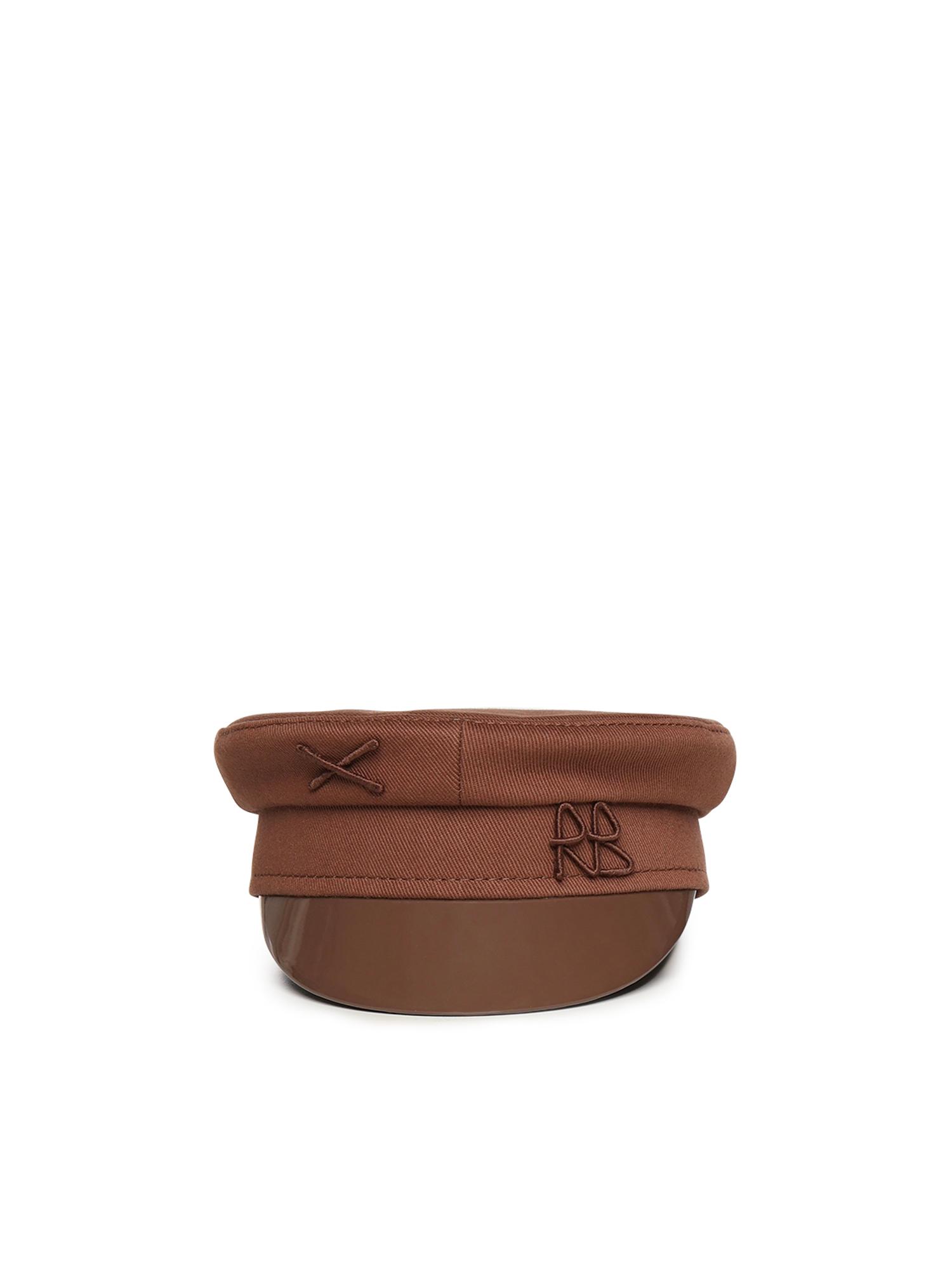 ruslan baginskiy hats brown cotton - women