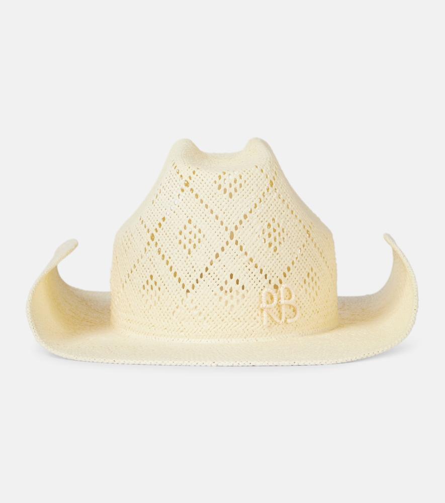 ruslan baginskiy logo straw boater hat