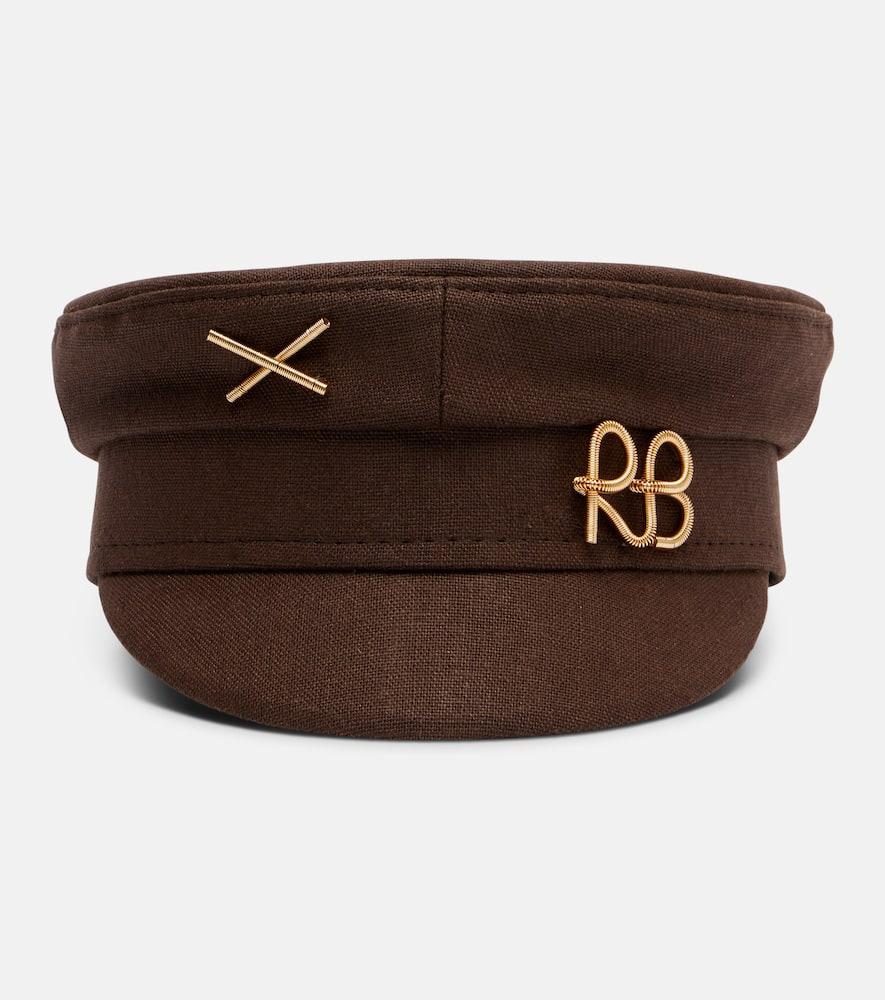 ruslan baginskiy rb linen canvas newsboy hat