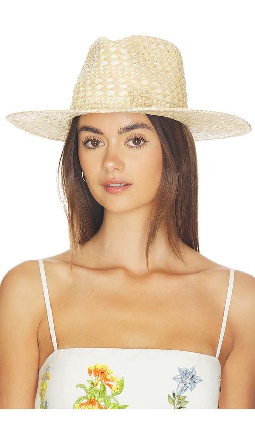 ruslan baginskiy rhomboidal pattern fedora hat in neutral.