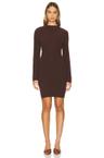 ryan mock neck mini dress