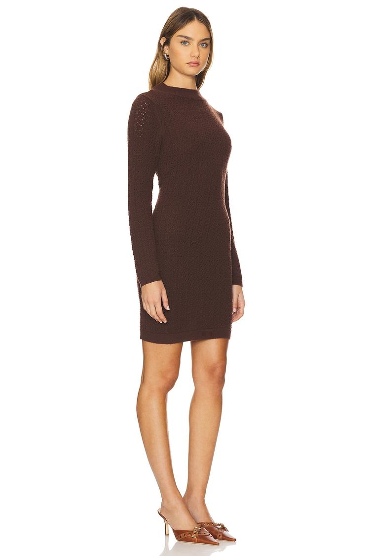 ryan mock neck mini dress