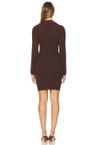 ryan mock neck mini dress