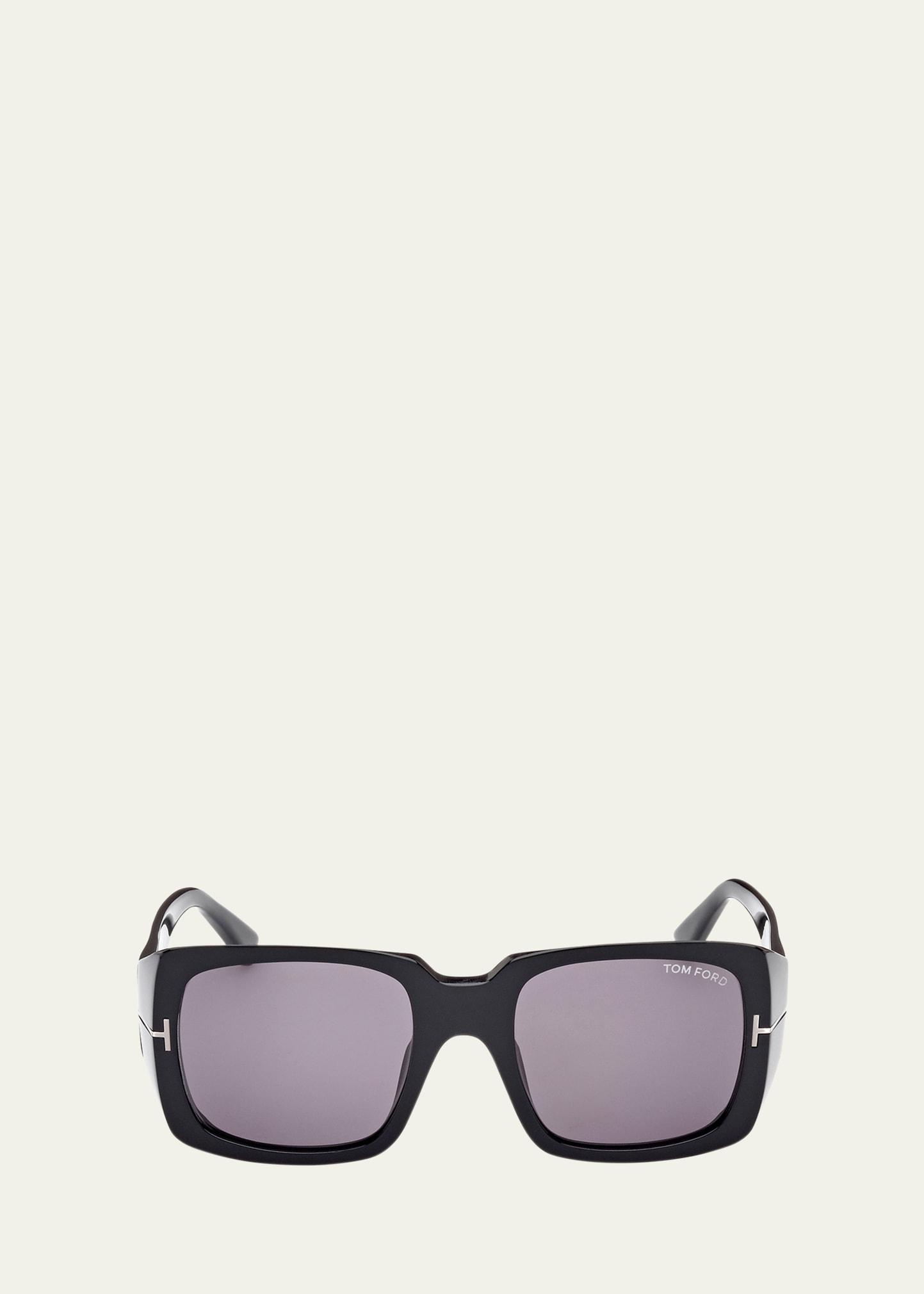 ryder-02 logo square acetate sunglasses