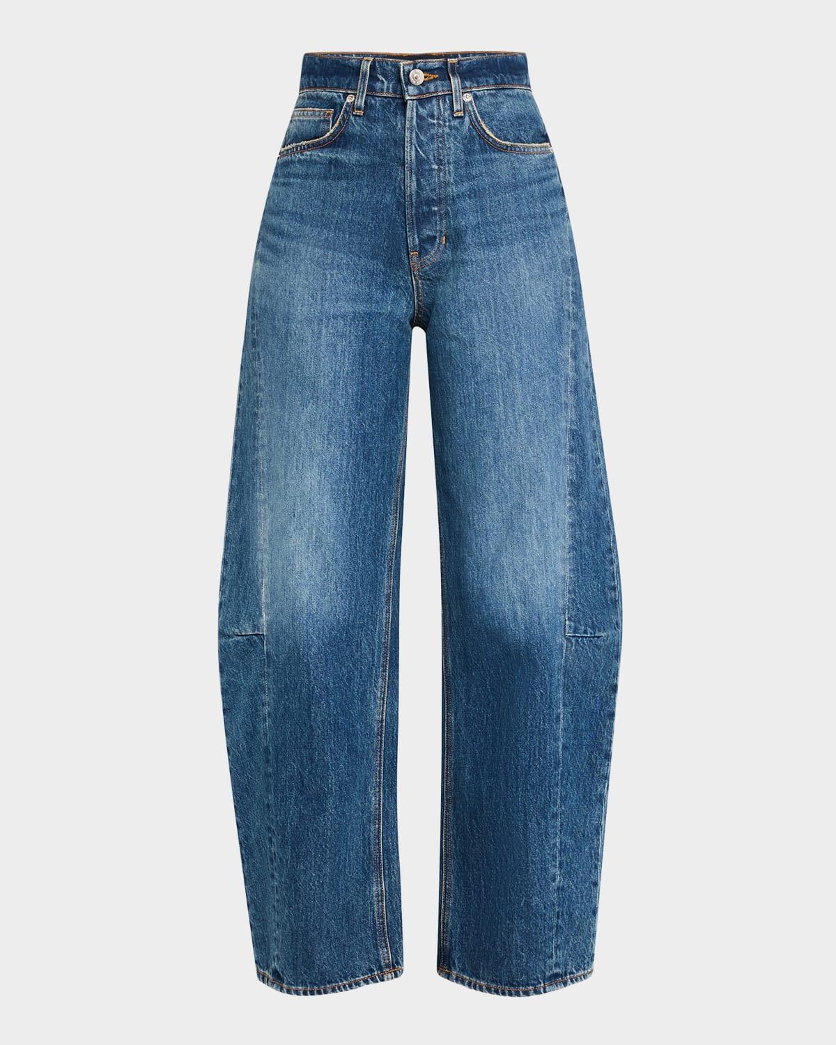 ryder high-rise barrel jeans