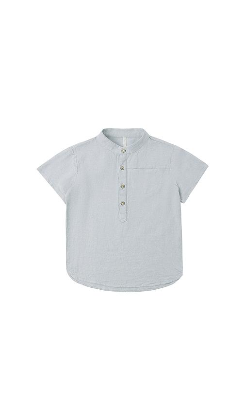 rylee + cru mason shirt in baby blue.
