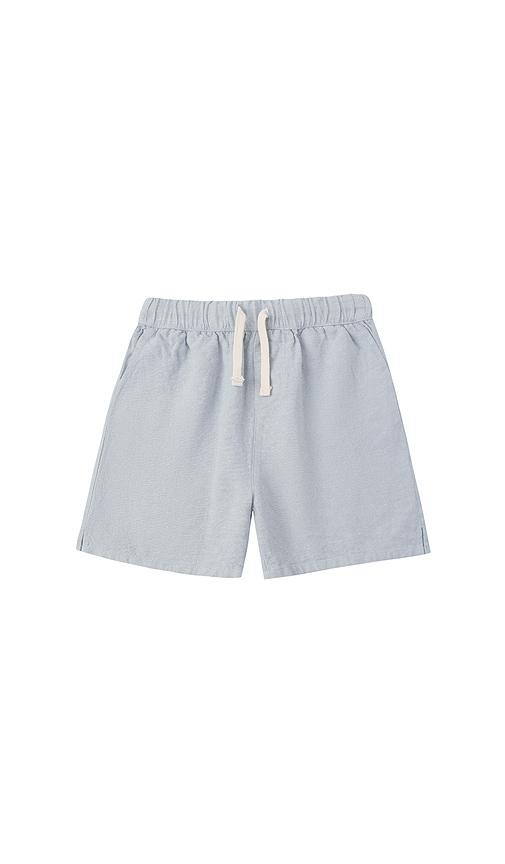 rylee + cru perry short in baby blue.