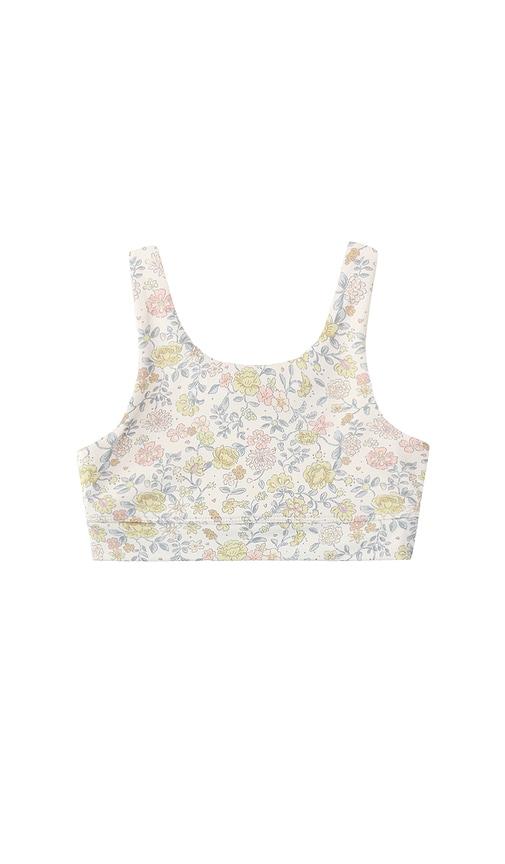 rylee + cru swift sports bra in white.