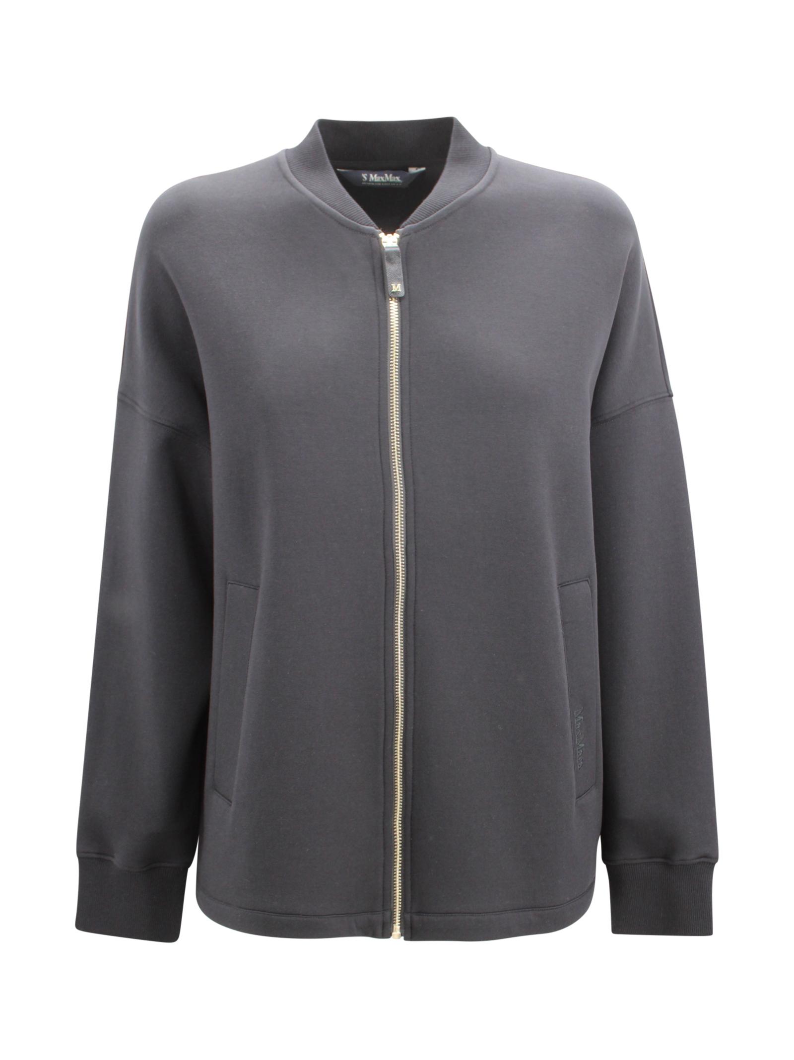 s max mara jackets black cotton - women