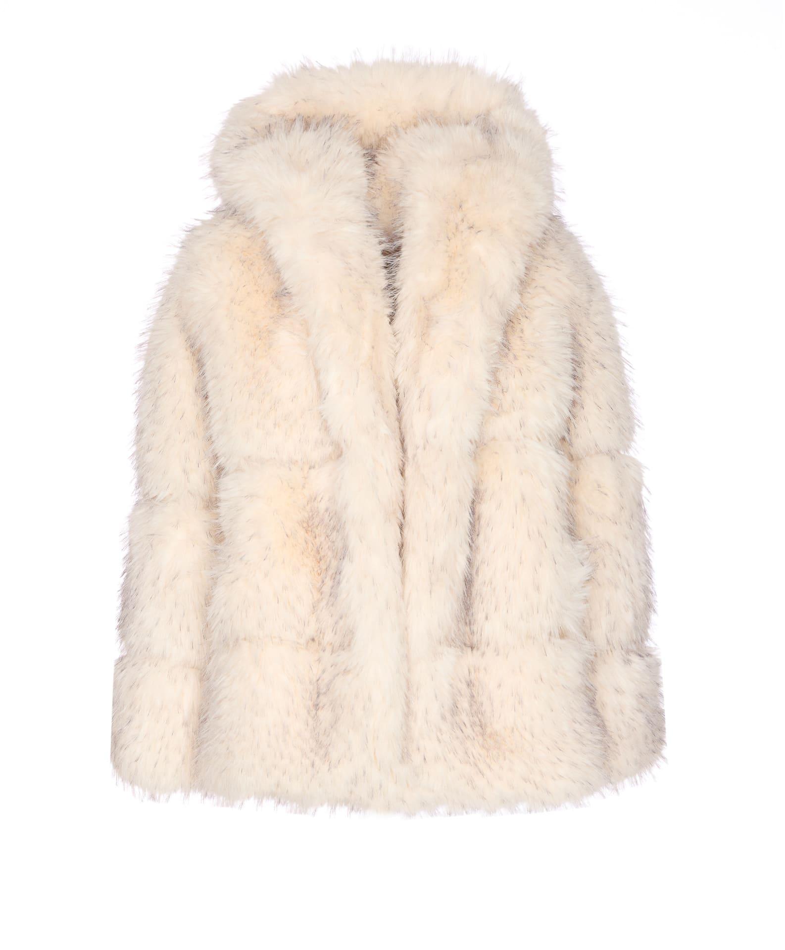 s. w.o. r.d 6.6.44 faux fur coat